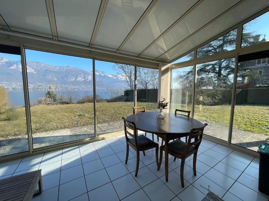 La Roseliere Sud, Vue Lac & Jardin Sevrier Luaran gambar